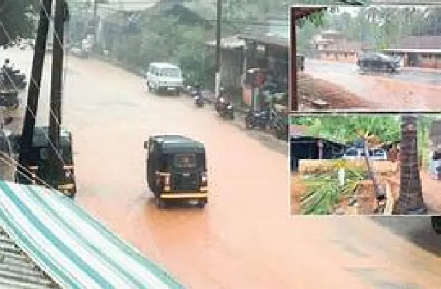 ಭಾರೀ ಮಳೆ: ಮಂಗಳೂರು ತಾಲೂಕು ವ್ಯಾಪ್ತಿಯಲ್ಲಿ ವಿವಿಧೆಡೆ ಹಾನಿ - News Karnataka