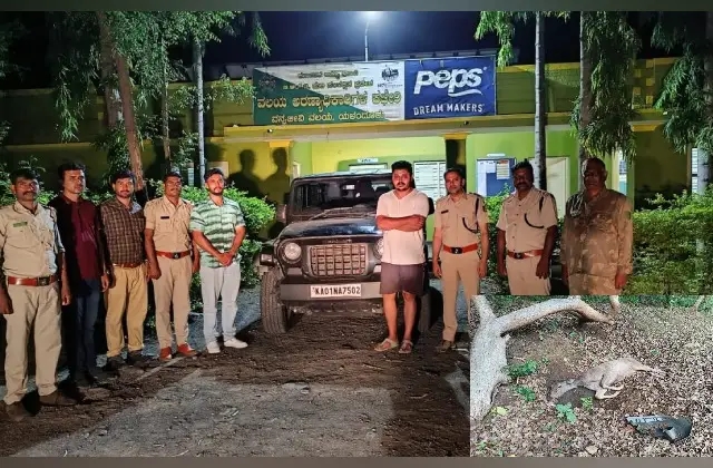 ಮಹೀಂದ್ರಾ ಥಾರ್ ಹೊಡೆತಕ್ಕೆ ಸ್ಥಳದಲ್ಲೇ ಮೃತಪಟ್ಟ ಕಡವೆ: ಐವರಿಗೆ ನ್ಯಾಯಾಂಗ ಬಂಧನ - News Karnataka