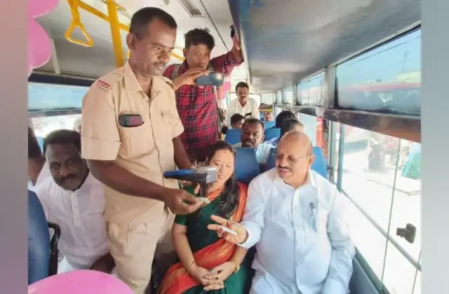 ಶಿರಾ: ನಗರ ಸಾರಿಗೆ ಆರಂಭಕ್ಕೆ ಪ್ರಾಯೋಗಿಕವಾಗಿ ಚಾಲನೆ ನೀಡಿದ ಶಾಸಕ ಟಿ.ಬಿ.ಜಯಚಂದ್ರ - News Karnataka