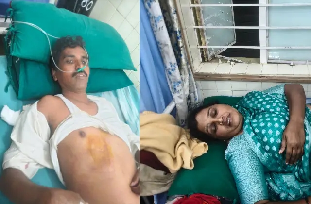 ದ್ವಿಚಕ್ರ ವಾಹನದ ಮೇಲೆ ನುಗ್ಗಿ ಬಂದ ಕಾಡಾನೆ : ಸಾವಿನ ದವಡೆಯಿಂದ ಪಾರಾದ ಅತ್ತಿಗೆ ಮತ್ತು ಮೈದುನ - News Karnataka
