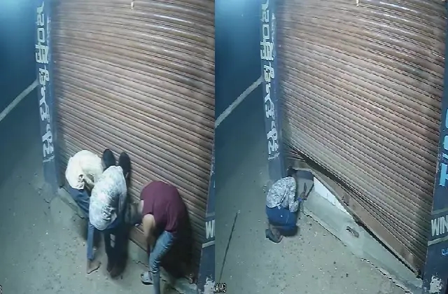 ಬಾಗಿಲು ಮೀಟಿ ಮದ್ಯದಂಗಡಿ ದೋಚಿದ ಖದೀಮರು, ಸಿಸಿ ಕ್ಯಾಮೆರಾದಲ್ಲಿ ದೃಶ್ಯ ಸೆರೆ - News Karnataka