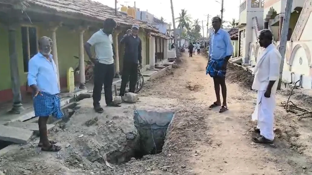ಅರೆಬರೆ ಕಾಮಗಾರಿ; ಕುರುಬೂರು ಗ್ರಾಮಸ್ಥರಿಂದ ಆಕ್ರೋಶ! - News Karnataka