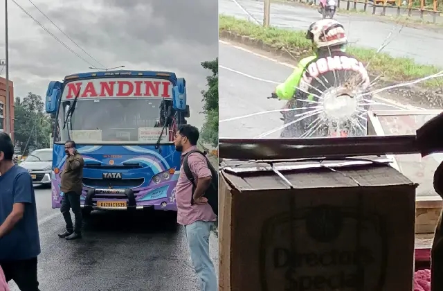 ಸುರತ್ಕಲ್‌ : ಖಾಸಗಿ ಬಸ್‌ ಗೆ ಕಲ್ಲು ತೂರಾಟ! - News Karnataka
