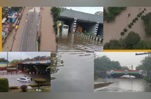 ರಾಷ್ಟ್ರರಾಜಧಾನಿಯೇ ನೀರಲ್ಲಿ ಮುಳುಗುವಷ್ಟು ದಾಖಲೆಯ ವರ್ಷಧಾರೆ! - News Karnataka