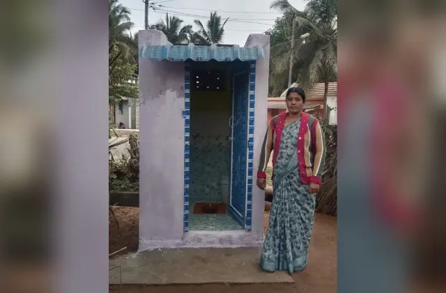ನಂಜನಗೂಡು: ಗೃಹಲಕ್ಷ್ಮಿ ಹಣದಿಂದ ಶೌಚಾಲಯ ನಿರ್ಮಾಣ - News Karnataka