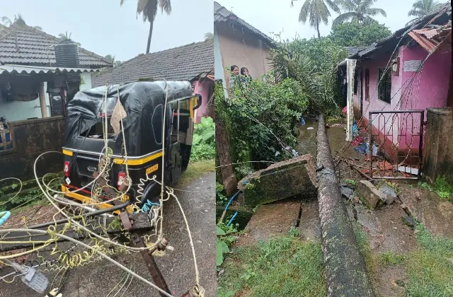 ಉಡುಪಿ ಜಿಲ್ಲೆಯಾದ್ಯಂತ ಭಾರೀ ಗಾಳಿ ಮಳೆ: ಹಲವೆಡೆ ಅವಾಂತರ ಸೃಷ್ಟಿ - News Karnataka