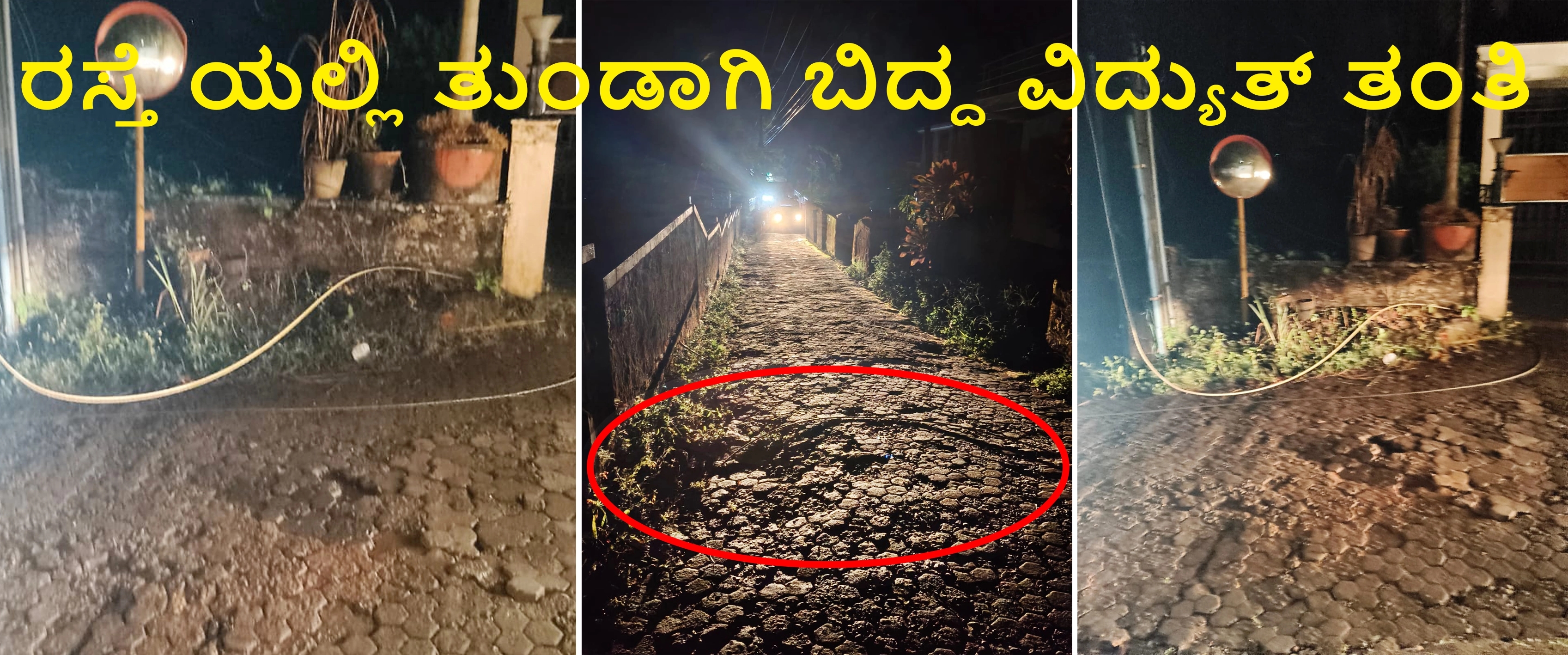 ನಿನ್ನೆ ರಾತ್ರಿ ಛಾಯಾ ಗ್ರಾಹಕ( ಸ್ಟ್ಯಾನ್ಲಿ ಬಂಟ್ವಾಳ್ )ಸಮಯ ಪ್ರಜ್ಞೆಯಿಂದ  ಬಚಾವಾದ ದಾರಿ ಹೋಕರರು - News Karnataka