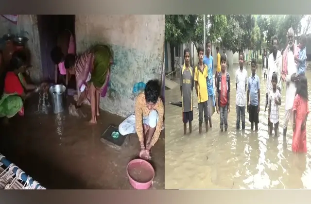 ಯಾದಗಿರಿಯಲ್ಲಿ ಮಳೆರಾಯನ ಅಬ್ಬರ: ನಗರದ ಹಲವೆಡೆ ಸಂಪೂರ್ಣ ಜಲಾವೃತ - News Karnataka