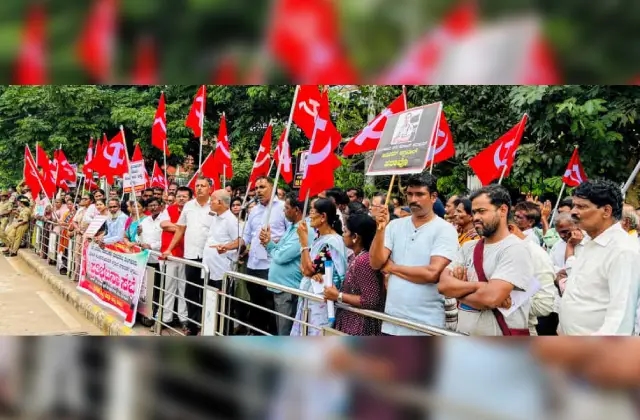 ಪೊಲೀಸ್ ಕಮೀಷನರ್ ವರ್ಗಾವಣೆಗೆ ಆಗ್ರಹಿಸಿ ಸಿಪಿಐಎಂ ದ.ಕ. ಜಿಲ್ಲಾ ಸಮಿತಿಯಿಂದ ಪ್ರತಿಭಟನೆ - News Karnataka