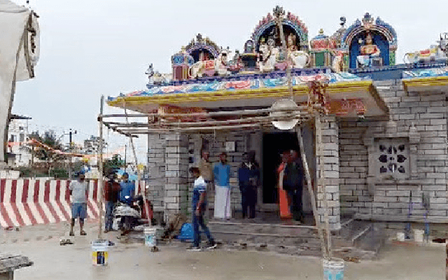 ಹತ್ತು ದಿನಗಳ ಹಿಂದಷ್ಟೇ ಉದ್ಘಾಟನೆಗೊಂಡಿದ್ದ ದೇವಸ್ಥಾನದಲ್ಲಿ ಕಳ್ಳತನ - News Karnataka