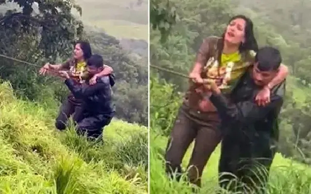 ಸೆಲ್ಫಿ ತೆಗೆಯಲು ಹೋಗಿ 60 ಅಡಿ ಆಳದ ಕಂದಕಕ್ಕೆ ಬಿದ್ದ ಯುವತಿ - News Karnataka