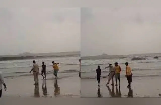 ಕುಡಿದ ಮತ್ತಿನಲ್ಲಿ ಸಮುದ್ರಕ್ಕಿಳಿದು ಹುಚ್ಚಾಟ: ಲೈಫ್ ಗಾರ್ಡ್ ಸಿಬ್ಬಂದಿಗಳಿಂದ ಥಳಿತ - News Karnataka