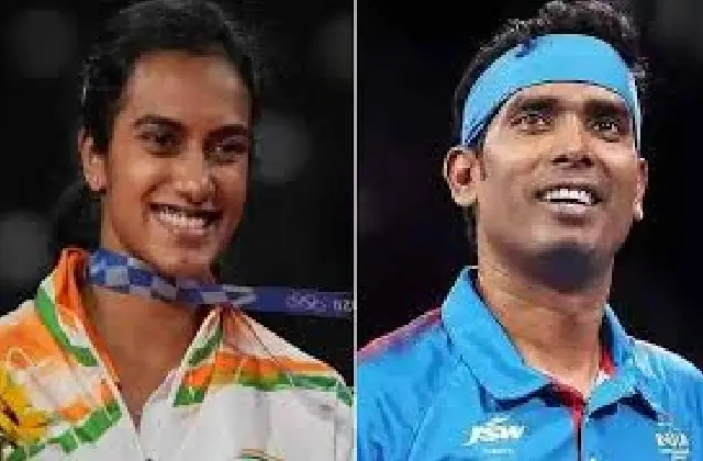 ಪ್ಯಾರಿಸ್ ಒಲಿಂಪಿಕ್ಸ್‌ : ಸಿಂಧು, ಶರತ್ ಕಮಲ್ ಭಾರತದ ಧ್ವಜಧಾರಿ - News Karnataka