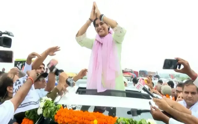 ಹರ್ಯಾಣ ಜುಲಾನಾದಲ್ಲಿ ಕಾಂಗ್ರೆಸ್‌ನ ವಿನೇಶ್ ಫೋಗಟ್​​​ಗೆ ಹ್ಯಾಟ್ರಿಕ್‌ ಗೆಲುವು - News Karnataka