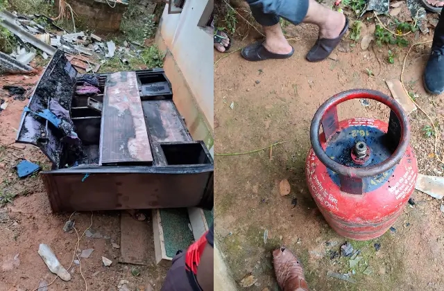 ಗ್ಯಾಸ್‌ ಸೋರಿಕೆಯಾಗಿ ಸ್ಪೋಟ; ತಾಯಿ, ಮೂವರು ಮಕ್ಕಳಿಗೆ ಗಂಭೀರ ಗಾಯ - News Karnataka
