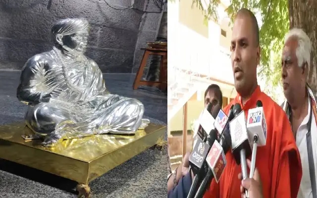 ಮುರುಘಾಮಠದಲ್ಲಿದ್ದ ಮುರುಘಾ ಶ್ರೀ ಬೆಳ್ಳಿ ಪುತ್ಥಳಿ ಕಳ್ಳತನ - News Karnataka