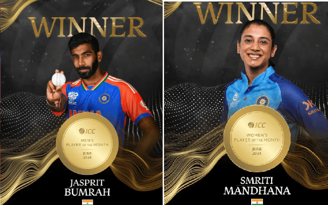 ಐಸಿಸಿಯಿಂದ ವಿಶೇಷ ಗೌರವಕ್ಕೆ ಭಾಜನರಾದ ಜಸ್ಪ್ರೀತ್ ಬುಮ್ರಾ, ಸ್ಮೃತಿ ಮಂಧಾನ - News Karnataka