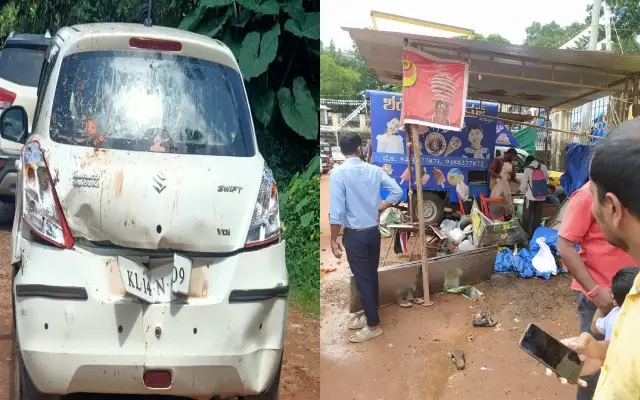 ಚಾಲಕ ಅಸ್ವಸ್ಥಗೊಂಡು ಹಿಮ್ಮುಖ ಚಲಿಸಿದ ಕಾರು : ಇಬ್ಬರಿಗೆ ಗಾಯ - News Karnataka