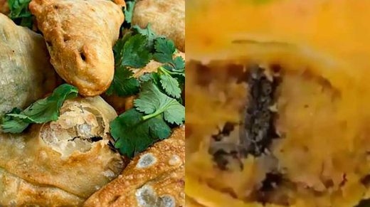 ಸಮೋಸಾದಲ್ಲಿ ಕಪ್ಪೆ ಕಾಲು ಪತ್ತೆ , ಬೆಚ್ಚಿಬಿದ್ದ ಗ್ರಾಹಕ : ವಿಡಿಯೋ ವೈರಲ್‌ - News Karnataka