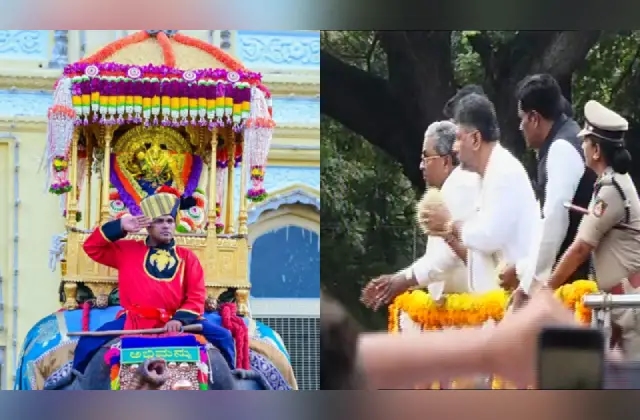 ಮೈಸೂರು ದಸರಾ ಜಂಬೂಸವಾರಿಗೆ ಅದ್ದೂರಿ ಚಾಲನೆ - News Karnataka