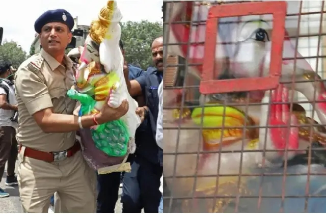 ಗಣೇಶ ಮೂರ್ತಿ ಬಂಧನ: ರಾಹು ಕಾಲ ಶೀಘ್ರದಲ್ಲೇ ಕೊನೆ ಎಂದ ಬಿಜೆಪಿ - News Karnataka