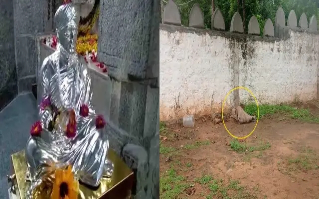 ಕಳುವಾಗಿದ್ದ ಮುರುಘಾ ಶ್ರೀಗಳ ಬೆಳ್ಳಿ ಮೂರ್ತಿ ಮಠದ ಆವರಣದಲ್ಲೇ ಪತ್ತೆ! - News Karnataka