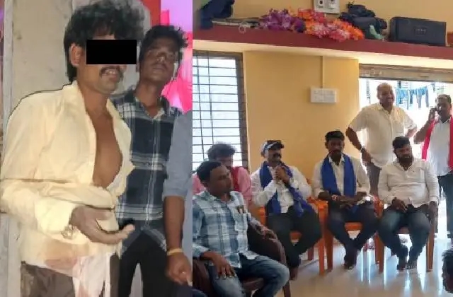 ದಲಿತ ಯುವಕ ದೇವಸ್ಥಾನಕ್ಕೆ ಪ್ರವೇಶ ಮಾಡಿದ್ದಕ್ಕೆ ಕಂಬಕ್ಕೆ ಕಟ್ಟಿ ಹಲ್ಲೆ :18 ಜನರ ವಿರುದ್ಧ ಕೇಸ್ - News Karnataka
