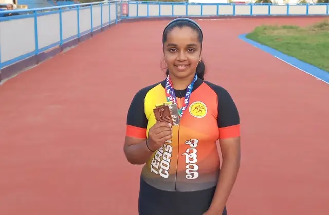 ನಿಟ್ಟೆ ತಾಂತ್ರಿಕ ಕಾಲೇಜಿನ ಜನಿಟ ಅವರಿಗೆ ಸ್ಕೇಟಿಂಗ್ ಸ್ಪರ್ಧೆಯಲ್ಲಿ ಬೆಳ್ಳಿ ಮತ್ತು ಕಂಚಿನ ಪದಕ - News Karnataka