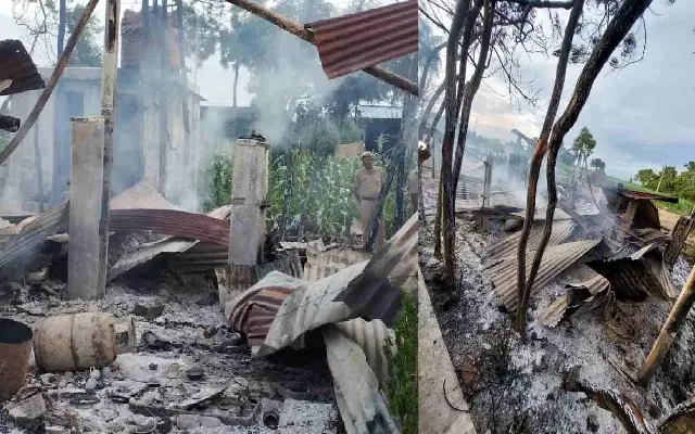 ಶೆಡ್​ಗೆ ಬೆಂಕಿ ಹಚ್ಚಿದ ದುಷ್ಕರ್ಮಿಗಳು : ತಾಯಿ-ಮಗಳು ಸಜೀವ ದಹನ - News Karnataka