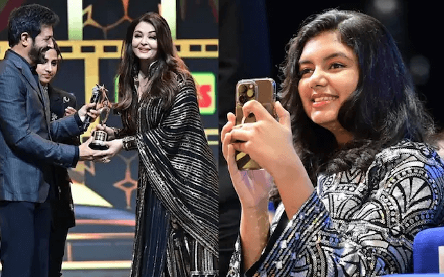 ದುಬೈ ಸೈಮಾದಲ್ಲಿ ಮಿಂಚಿದ  ಮಾಜಿ ವಿಶ್ವ ಸುಂದರಿ ಐಶ್ವರ್ಯ ರೈ-ಆರಾಧ್ಯ - News Karnataka