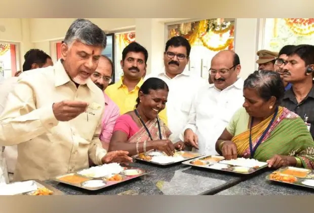 ಆಂಧ್ರದಲ್ಲಿ 5 ರೂ.ಗೆ ಅನ್ನ ನೀಡುವ ಕ್ಯಾಂಟೀನ್‌ ಮತ್ತೆ ಆರಂಭ! - News Karnataka