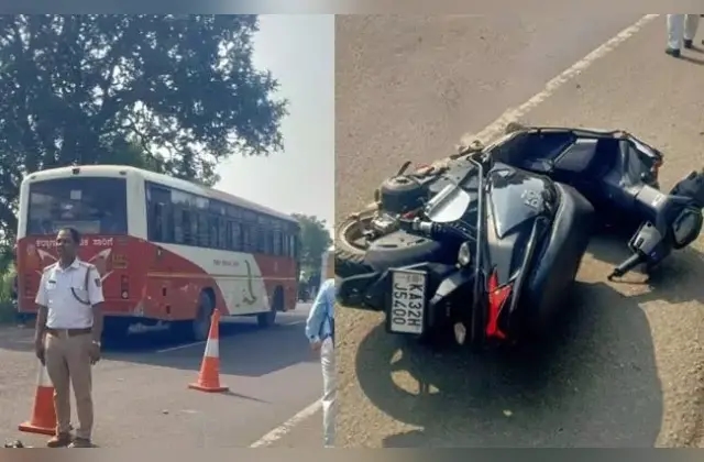 ಕೆಎಸ್ಸಾರ್ಟಿಸಿ ಬಸ್ ಹಾಗೂ ಬೈಕ್ ಮಧ್ಯೆ ಅಪಘಾತ: ಸವಾರ ಸ್ಥಳದಲ್ಲೇ ಮೃತ್ಯು - News Karnataka
