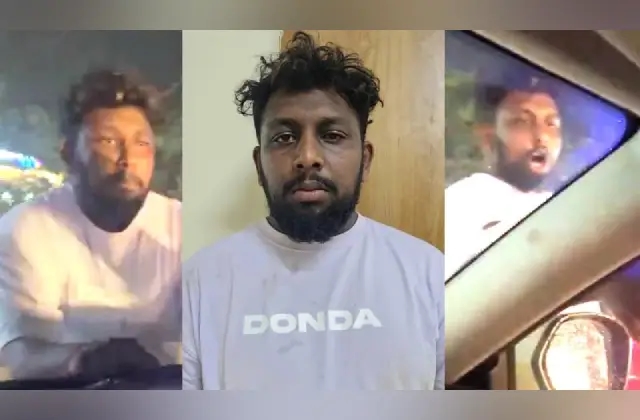 ಕಾರಿನ ಗಾಜು ಪುಡಿ ಮಾಡಿ ದರ್ಪ ತೋರಿದ ಪ್ರಕರಣ : ಆರೋಪಿ ಬಂಧನ - News Karnataka