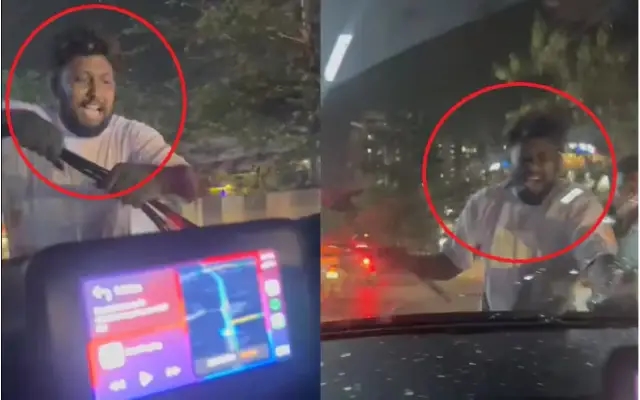 ಕಾರಿನಲ್ಲಿ ಮಗು ಇದೆ ಎಂದರು ಕಿರಿಕ್​ ತೆಗೆದು ಕಾರ್​​ ಗ್ಲಾಸ್​ ಪುಡಿ ಪುಡಿ ಮಾಡಿದ ಪುಂಡ - News Karnataka