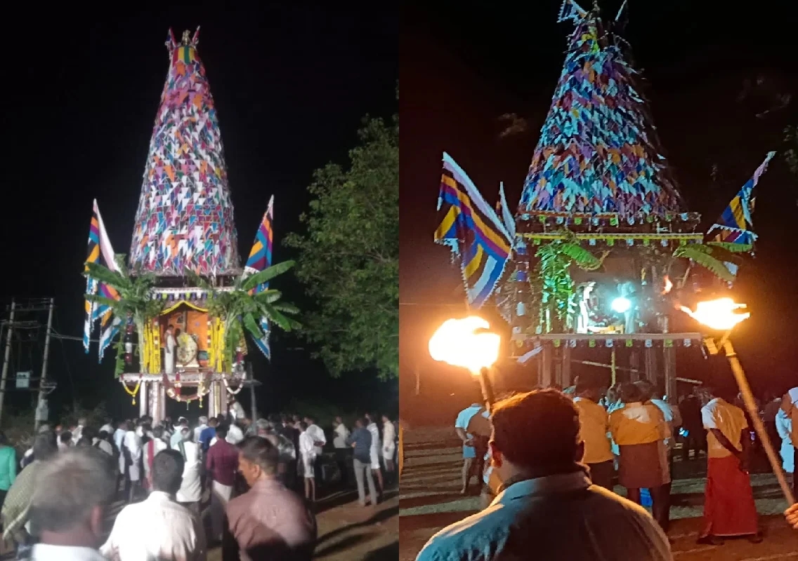 ಮಧ್ಯರಾತ್ರಿಯಲ್ಲಿ ಜರುಗಿದ ಚುಂಚನಹಳ್ಳಿ ಮಹದೇಶ್ವರನ ರಥೋತ್ಸವ…! - News Karnataka