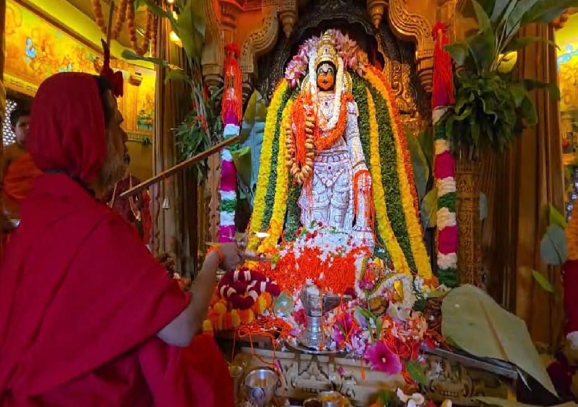 ಕಾರ್ಯಸಿದ್ದಿ ಹನುಮಂತನಿಗೆ ವಜ್ರಾಲಂಕಾರ: ಗಣಪತಿ ಆಶ್ರಮದಲ್ಲಿ ಹನುಮಜಯಂತಿ ಆಚರಣೆ - News Karnataka