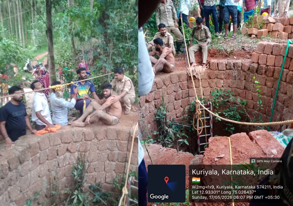 ಬಂಟ್ವಾಳ: ಹೂಳೆತ್ತುವ ವೇಳೆ ಹಗ್ಗ ಕಡಿದು ಬಾವಿಗೆ ಬಿದ್ದ ಇಬ್ಬರು ಕಾರ್ಮಿಕರ ರಕ್ಷಣೆ! - News Karnataka