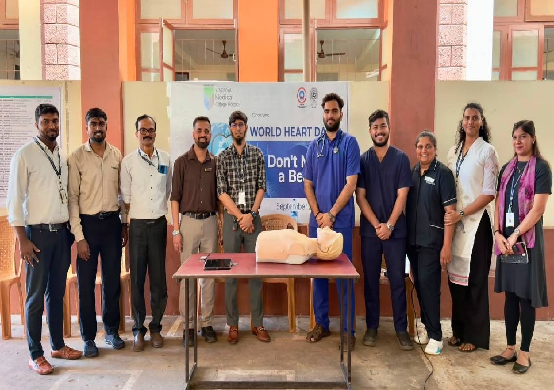 ಯೆನೆಪೋಯ ವೈದ್ಯಕೀಯ ಕಾಲೇಜು ಆಸ್ಪತ್ರೆ ಮಂಗಳೂರಿನಲ್ಲಿ ವಿಶ್ವ ಹೃದಯ 2026 ದಿನಾಚರಣೆ - News Karnataka