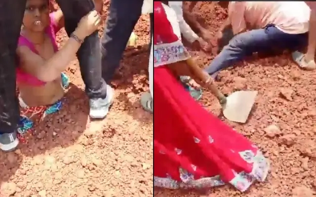 ಭೂಪಾಲ್ಲೊಂದು ವಿದ್ರಾವಕ ಘಟನೆ : ಮಹಿಳೆಯರ ಜೀವಂತ ಸಮಾಧಿಗೆ ಯತ್ನ - News Karnataka
