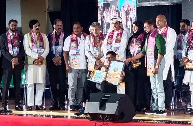 ದುಬೈ ಗಡಿನಾಡ ಉತ್ಸವದಲ್ಲಿ ಶೈಕ್ಷಣಿಕ ಶ್ರೇಷ್ಠತೆಗಾಗಿ ಡಾ. ಫಖ್ರುದ್ದೀನ್ ಕುನಿಲ್ ಅವರಿಗೆ ಸನ್ಮಾನ - News Karnataka