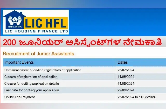 LIC ಜೂನಿಯರ್ ಅಸಿಸ್ಟೆಂಟ್‌ ಹುದ್ದೆಗಳ ನೇಮಕಾತಿಗೆ ಅರ್ಜಿ ಆಹ್ವಾನ - News Karnataka