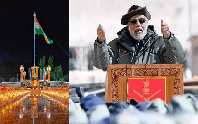 ಕಾರ್ಗಿಲ್‌ ‘ವಿಜಯ ದಿವಸ'ಕ್ಕೆ 25 ವರ್ಷ; ಯುದ್ಧ ಸ್ಮಾರಕಕ್ಕೆ ಇಂದು ಪ್ರಧಾನಿ ಮೋದಿ ಭೇಟಿ - News Karnataka