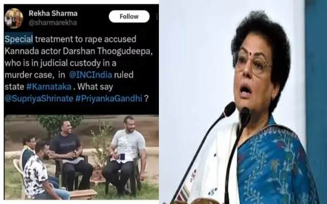 ದರ್ಶನ್ ಅತ್ಯಾಚಾರಿಯೆಂದ ಮಹಿಳಾ ಆಯೋಗದ ಅಧ್ಯಕ್ಷೆ: ರೊಚ್ಚಿಗೆದ್ದ ಫ್ಯಾನ್ಸ್‌! - News Karnataka