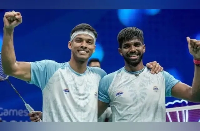 ಪ್ಯಾರಿಸ್ ಒಲಿಂಪಿಕ್ಸ್: ಪುರುಷರ ಡಬಲ್ಸ್​ ಬ್ಯಾಡ್ಮಿಂಟ್​ನಲ್ಲಿ ಭಾರತಕ್ಕೆ ಮೊದಲ ಗೆಲುವು - News Karnataka