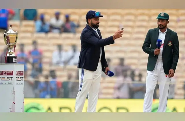 ಟಾಸ್ ಗೆದ್ದ ಟೀಂ ಇಂಡಿಯಾ: ಬ್ಯಾಟಿಂಗ್ ಮಾಡಲಿರುವ ಬಾಂಗ್ಲಾ - News Karnataka