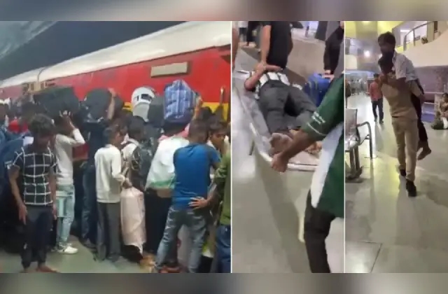 ಬಾಂದ್ರಾ ರೈಲು ನಿಲ್ದಾಣದಲ್ಲಿ ಕಾಲ್ತುಳಿತ: 9 ಮಂದಿಗೆ ಗಾಯ - News Karnataka