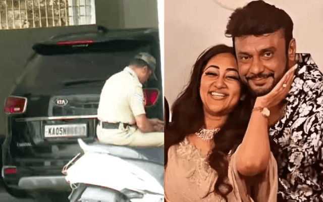 ಕೊಲ್ಲೂರು ಮೂಕಾಂಬಿಕಾ ಪ್ರಸಾದವನ್ನು ಜೈಲಿಗೆ ತಂದು ಪತಿ​ಗೆ ನೀಡಿದ ವಿಜಯಲಕ್ಷ್ಮೀ - News Karnataka