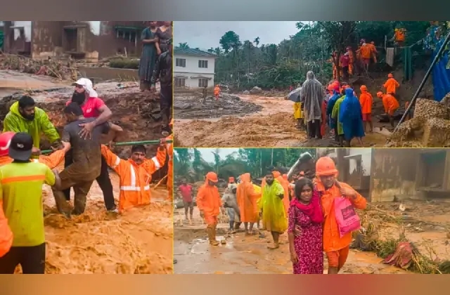 ವಯನಾಡ್​ ದುರಂತ: ಜೀವ ಪಣಕ್ಕಿಟ್ಟು ಎನ್​ಡಿಆರ್​ಎಫ್ ತಂಡದಿಂದ ರಕ್ಷಣಾ ಕಾರ್ಯಾಚರಣೆ - News Karnataka