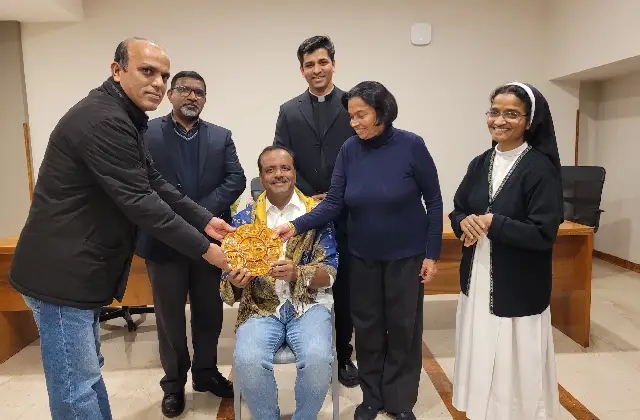 ರೋಮ್ ನ ಕ್ರೈಸ್ತ ಸಂಘಟನೆಗಳಿಂದ ಸ್ಪೀಕರ್ ಯು. ಟಿ. ಖಾದರ್ ರವರಿಗೆ ಸನ್ಮಾನ - News Karnataka
