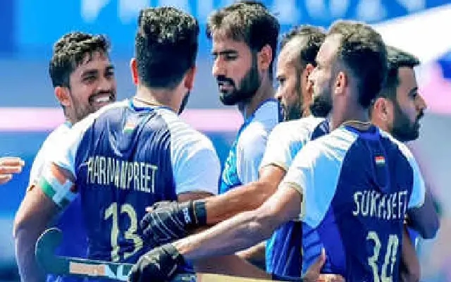 ಪ್ಯಾರಿಸ್ ಒಲಂಪಿಕ್ಸ್‌ :  ಕ್ವಾಟರ್‌ ಫೈನಲ್‌ಗೆ ಎಂಟ್ರಿ ಕೊಟ್ಟ ಭಾರತ ಹಾಕಿ ತಂಡ - News Karnataka